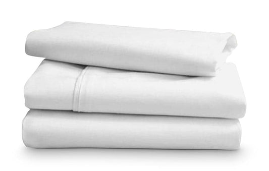 T300 wholesale pillow cases, sold in pack of 12. 65/35 cotton/poly blend.