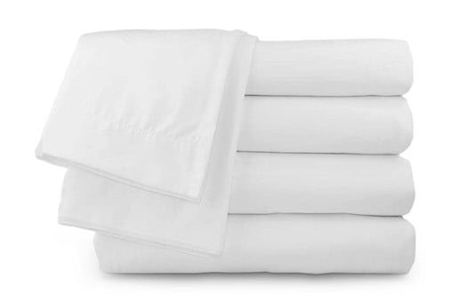 T200 wholesale pillow cases, sold in pack of 12. 60/40 cotton/poly blend.